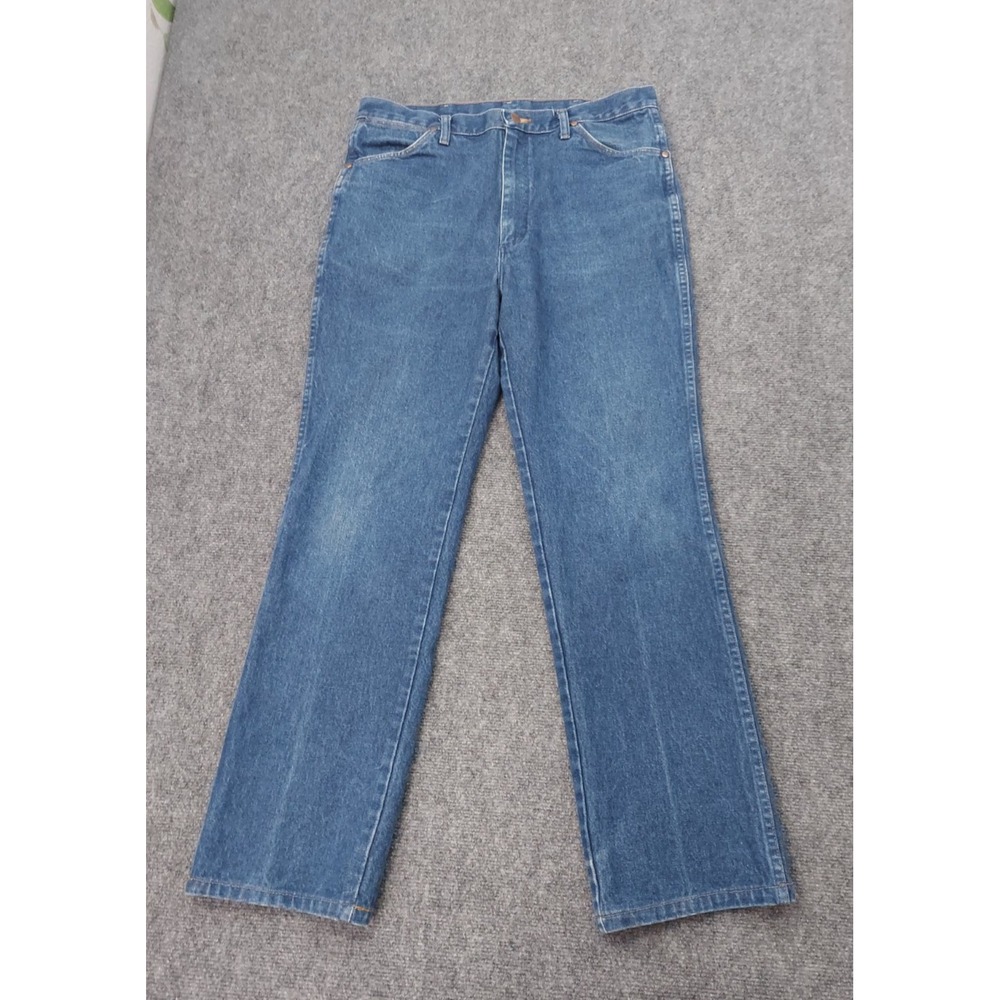 Wrangler Jeans Mens 34x30 (Tag 35x36) 936PWD Blue Western Cowboy Rancher
